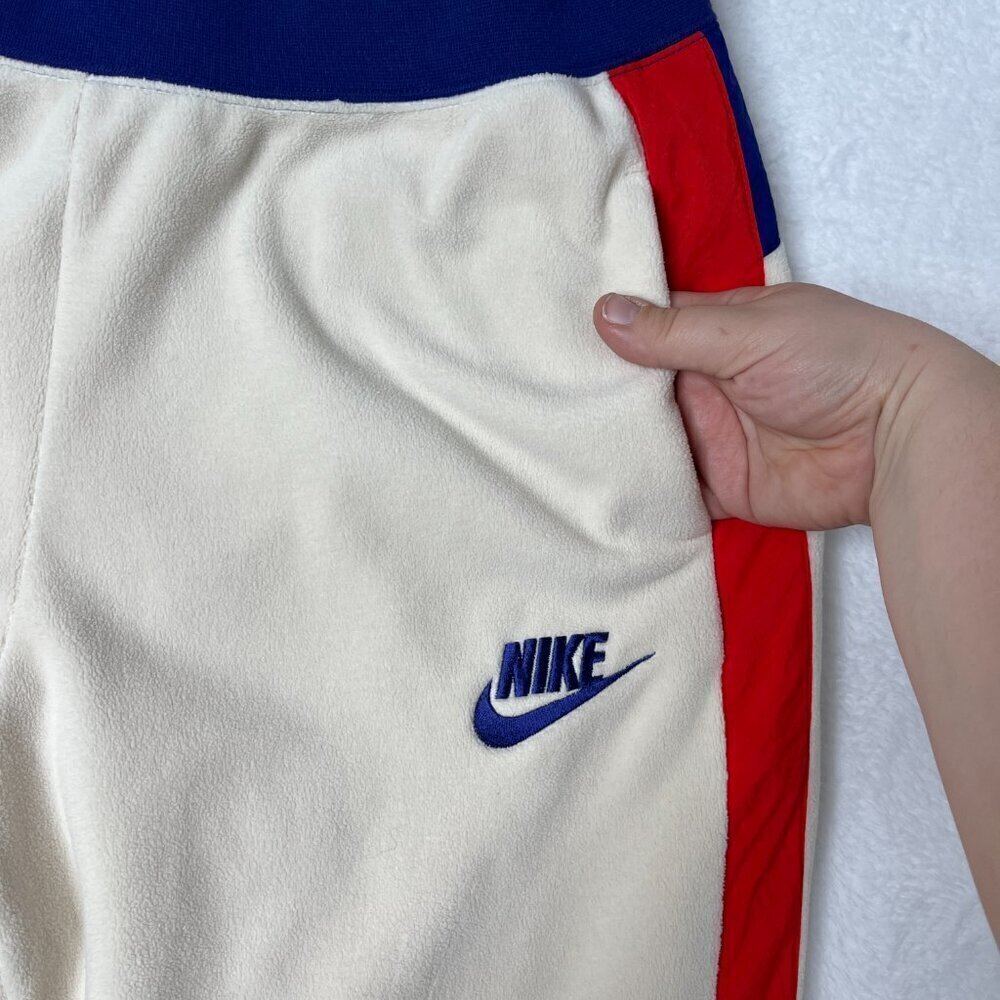 Nike Womens Sportswear Polar Fleece Sweat Cream Pants RET $65 CJ4934-271 sz L - Picture 6 of 11